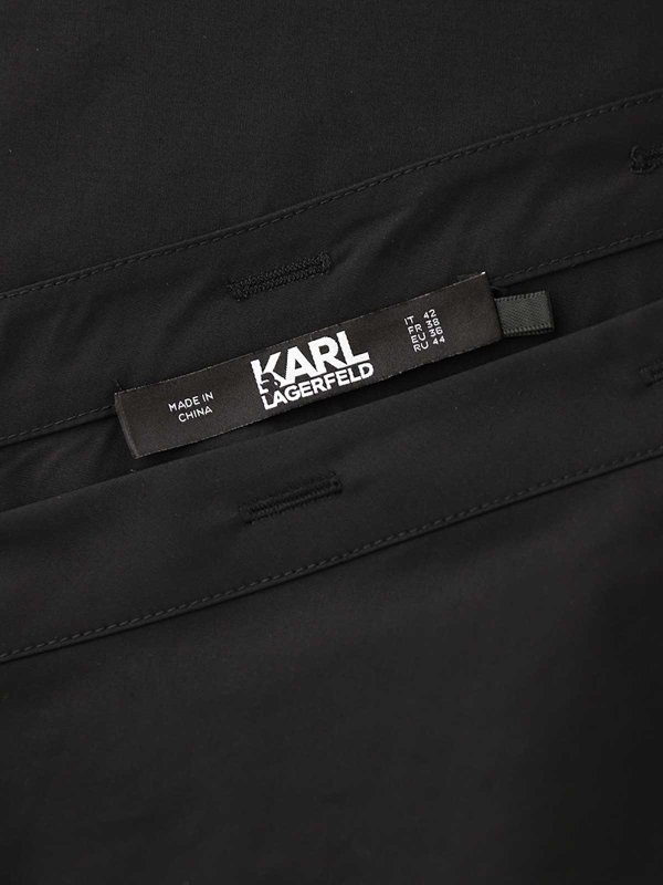 Huns asymmetrical dress shop online: KARL LAGERFELD