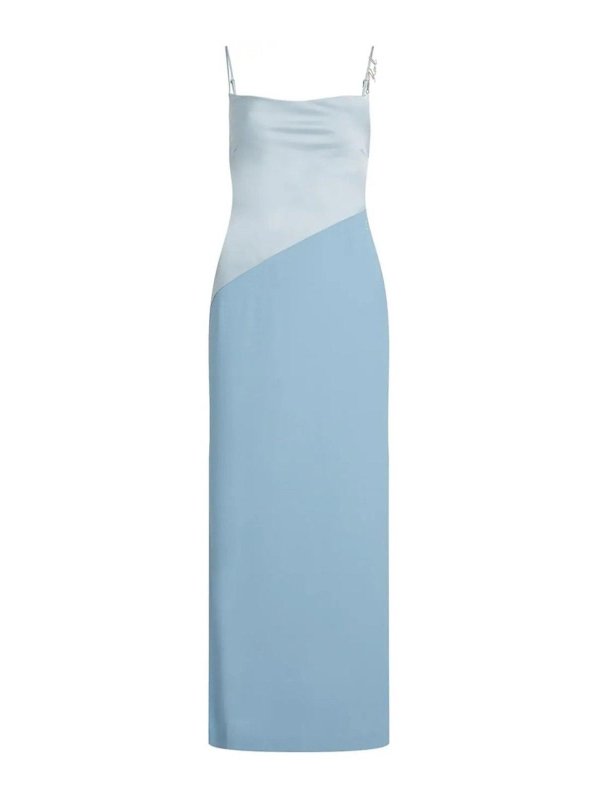 KARL LAGERFELD: knee length dresses - Karl Charm Satin Dress