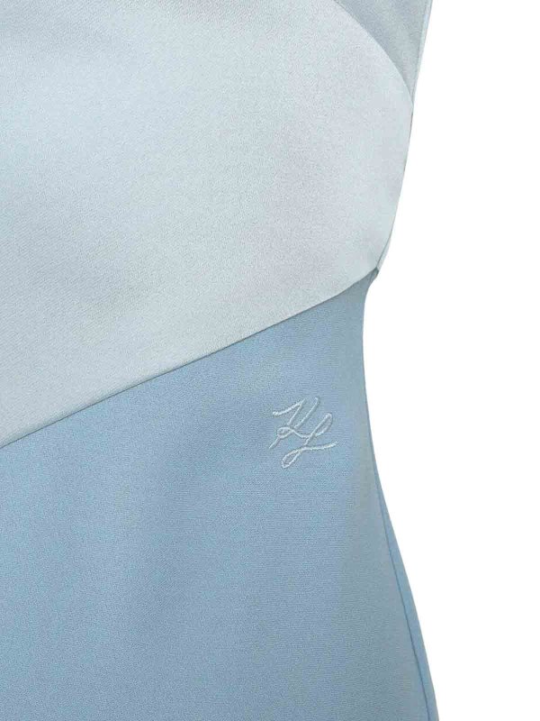 The Best Shops KARL LAGERFELD: knee length dresses - Karl Charm Satin Dress