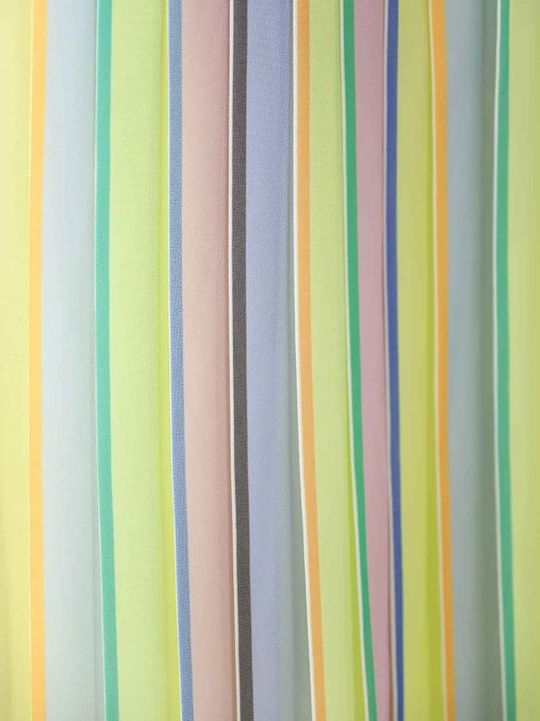 Stripe Pleated Skirt shop online: KARL LAGERFELD