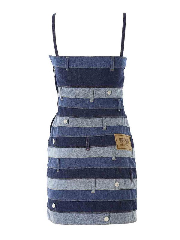 The Best Shops MOSCHINO JEANS: Maxikleider - Maxikleid - Blau