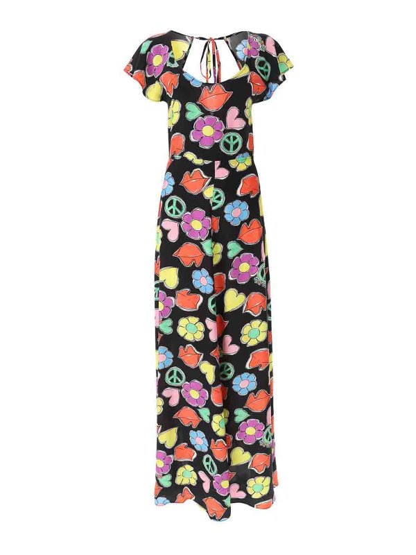 MOSCHINO JEANS: マキシドレス - マキシドレス - マルチカラー