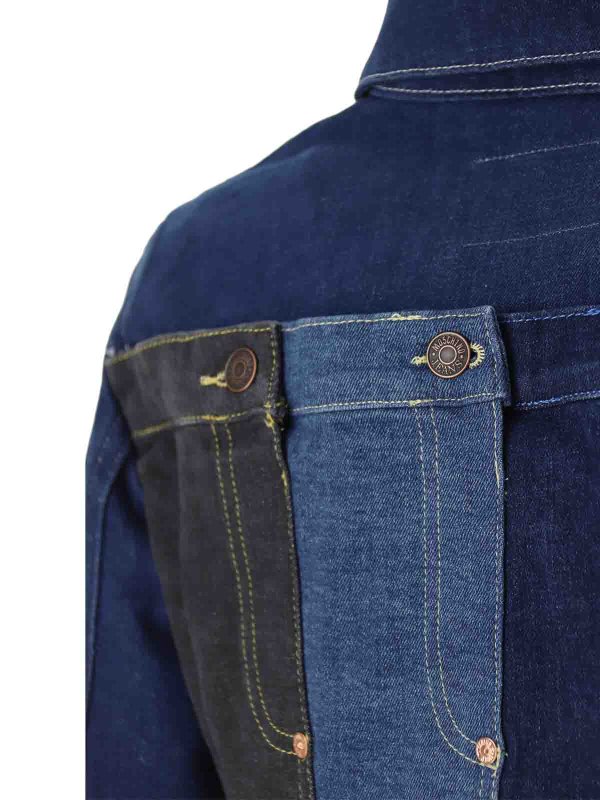 デニムジャケット - ブルー shop online: MOSCHINO JEANS