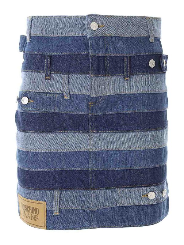 MOSCHINO JEANS: gonne al ginocchio  e longuette - Gonna patchwork