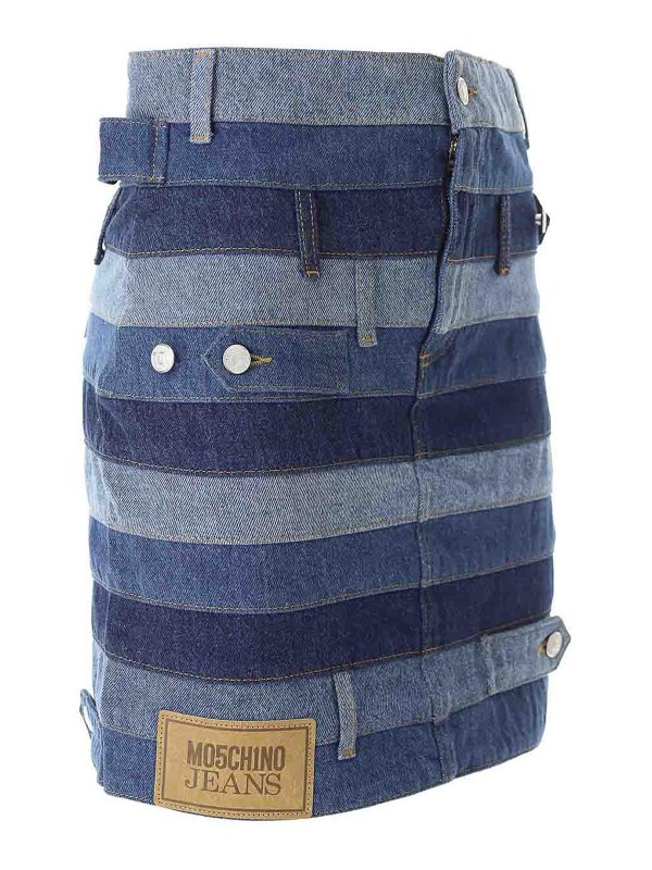 MOSCHINO JEANS: gonne al ginocchio  e longuette online - Gonna patchwork
