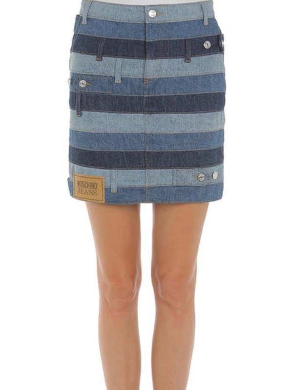 The Best Shops MOSCHINO JEANS: gonne al ginocchio  e longuette - Gonna patchwork