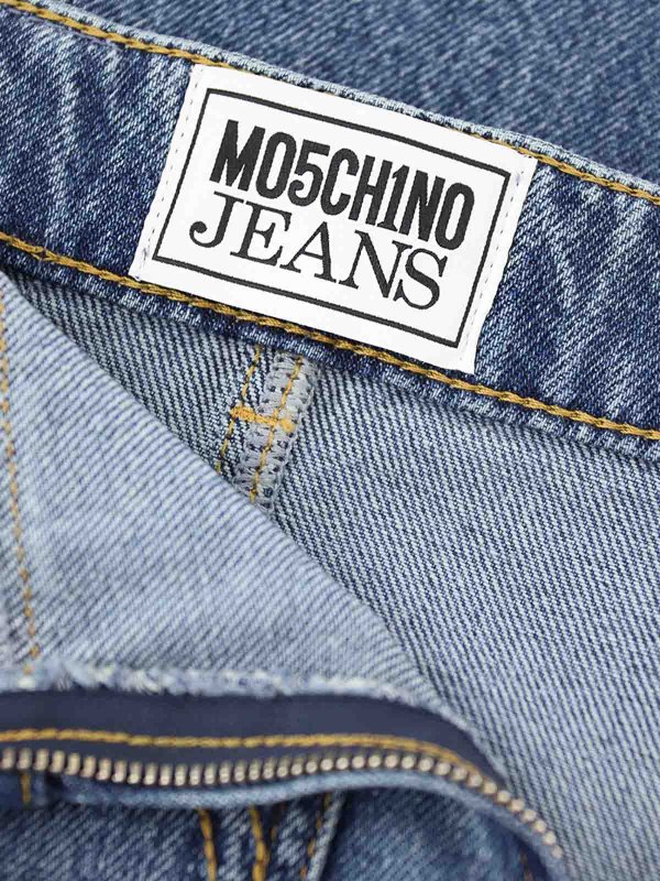 Denim Long Skirt shop online: MOSCHINO JEANS