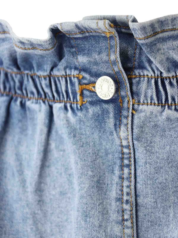 The Best Shops MOSCHINO JEANS: ミニスカート - ストレートジーンズ - ブルー