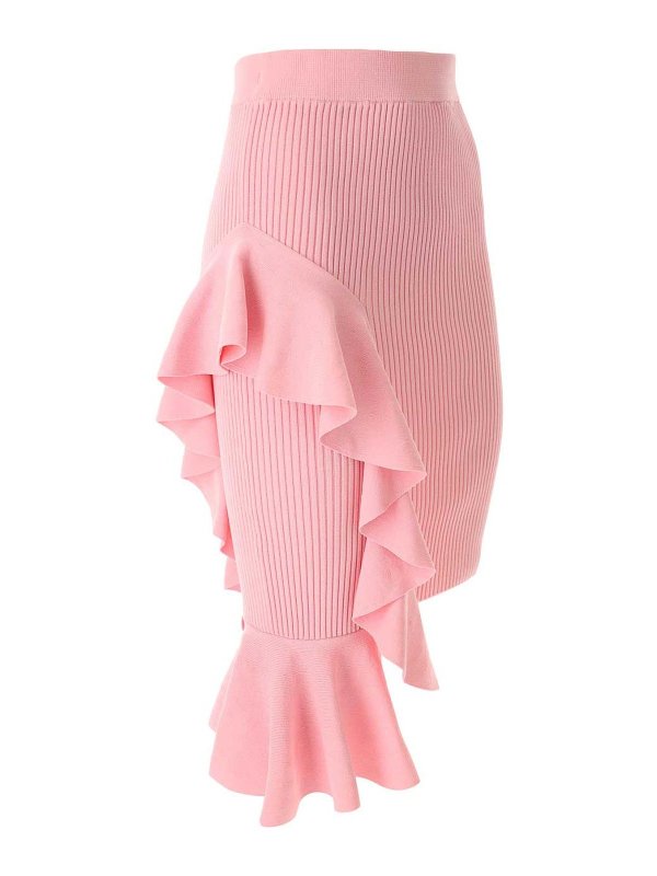 MOSCHINO JEANS: ニーレングススカート＆ミディ丈 online - 膝丈/ミディスカート - ピンク