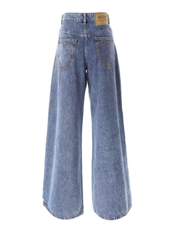 MOSCHINO JEANS: straight leg jeans online - Palazzo Jeans
