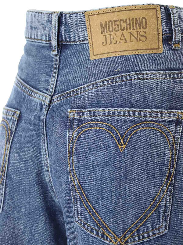 The Best Shops MOSCHINO JEANS: straight leg jeans - Palazzo Jeans