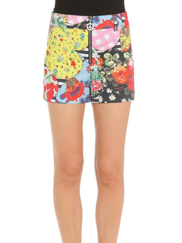 MOSCHINO JEANS: Trousers Shorts online - Archive Print shorts