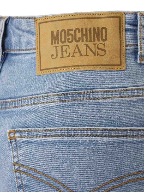 The Best Shops MOSCHINO JEANS: ストレートジーンズ - ストレートジーンズ - ブルー