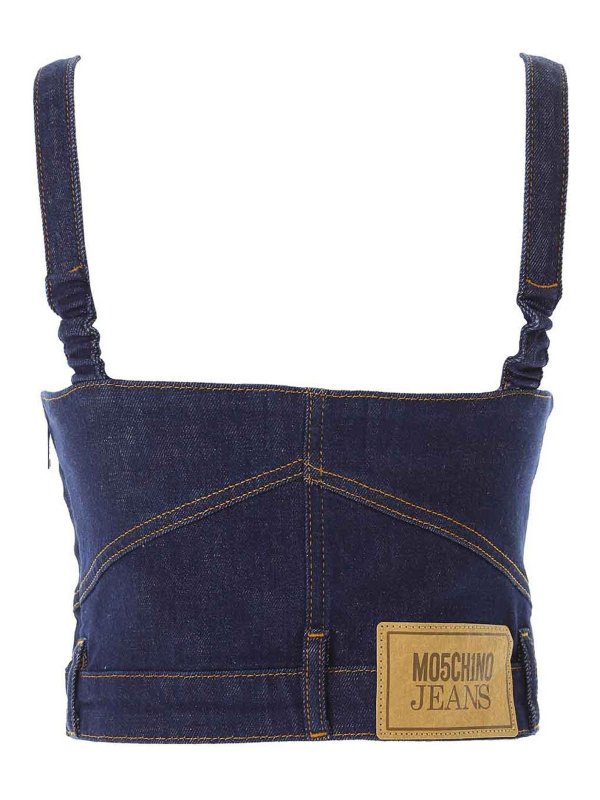 The Best Shops MOSCHINO JEANS: Tops & Tank tops - Denim Top