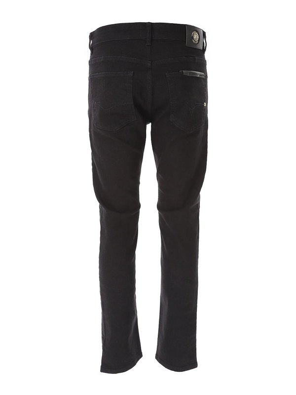 Versace Jeans Couture: ストレートジーンズ online - ストレートジーンズ - 黒