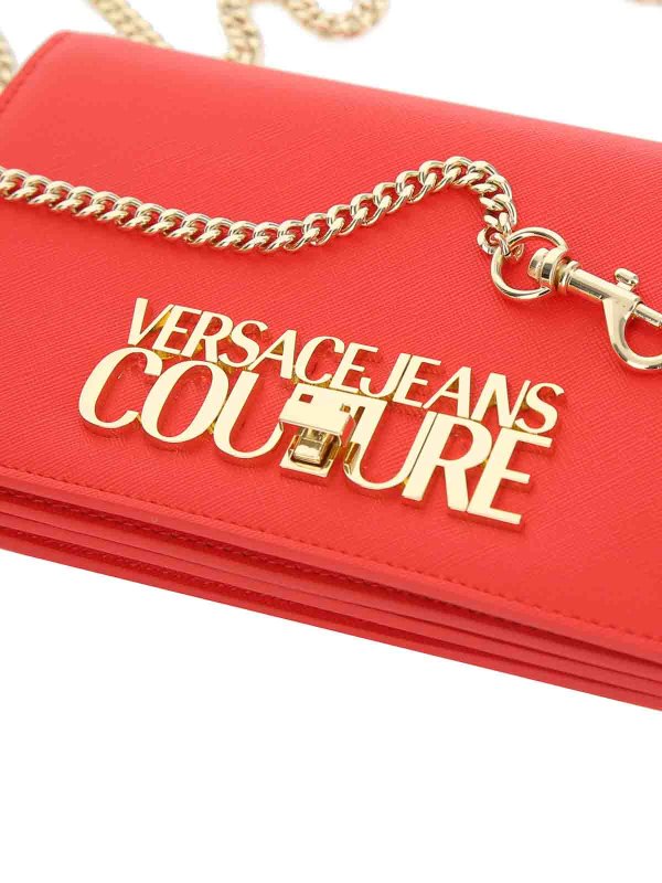 The Best Shops Versace Jeans Couture: Logo Lock Wallet On Chain