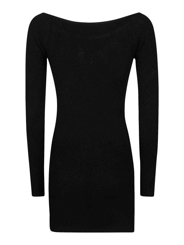 DIESEL: abiti lunghi online - M-Vera Abito Logo Manica Lunga