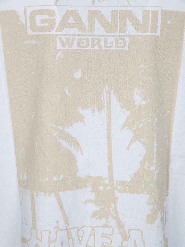 The Best Shops GANNI: T-shirts - T-Shirt - Weiß