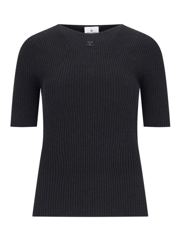 Courreges: クルーネック - クルーネック - 黒