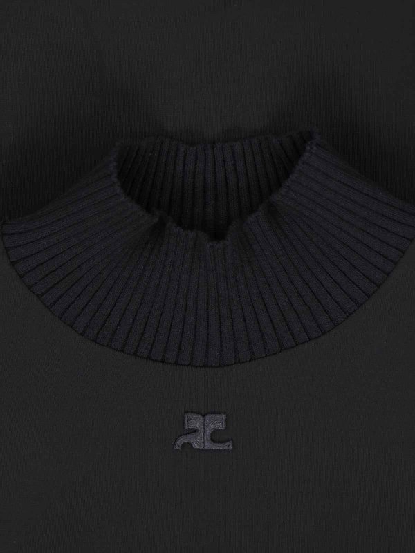 The Best Shops Courreges: クルーネック - クルーネック - 黒