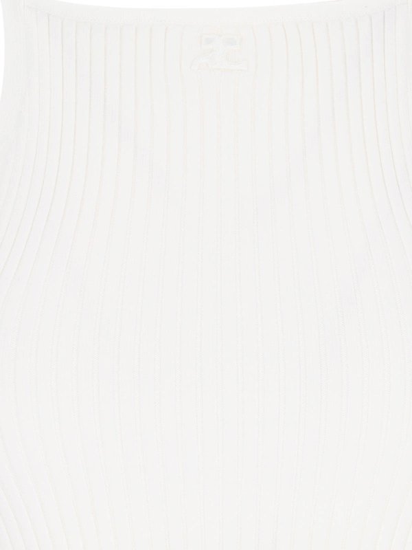 The Best Shops Courreges: Tops & Débardeurs - Top - Blanc
