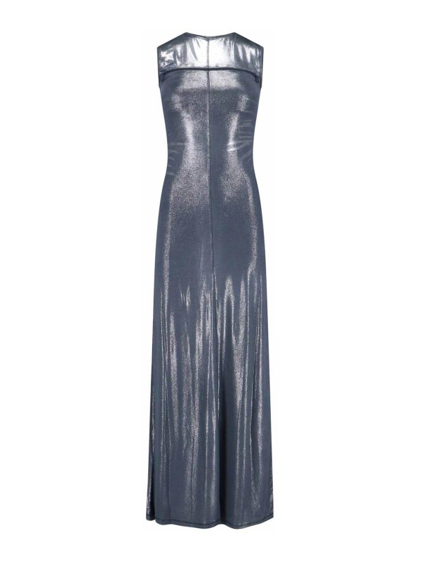 DIESEL: abiti lunghi - Abito Maxi Metallizzato