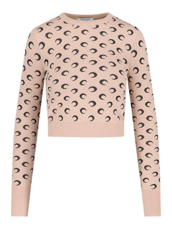 MARINE SERRE: maglia collo rotondo - Girocollo