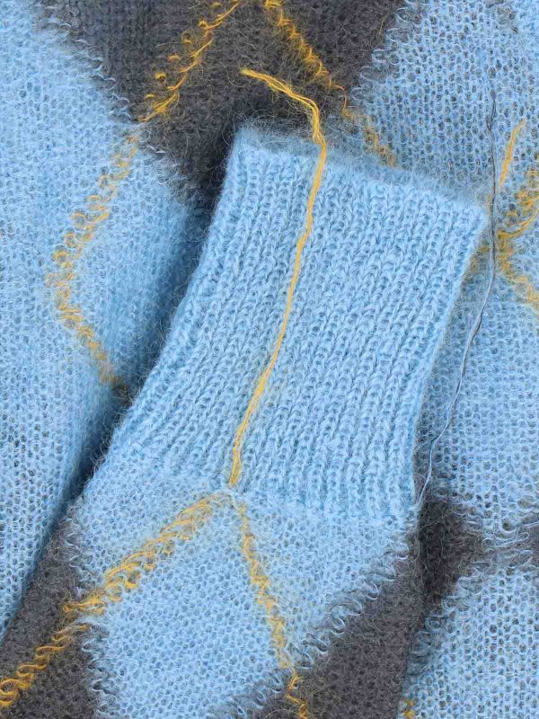 クルーネック - ブルー shop online: Marni