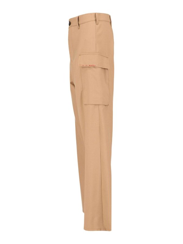 The Best Shops Marni: casual trousers - Virgin Wool Cargo Pants