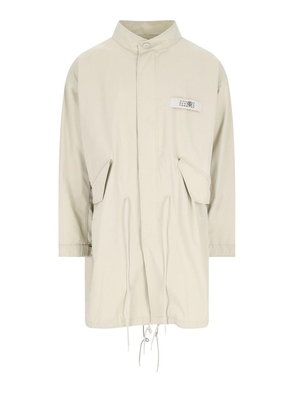 MM6 MAISON MARGIELA: trench coats - Trench Logo