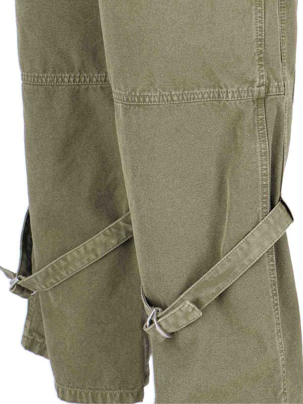 ストレートジーンズ - 緑 shop online: OFF-WHITE