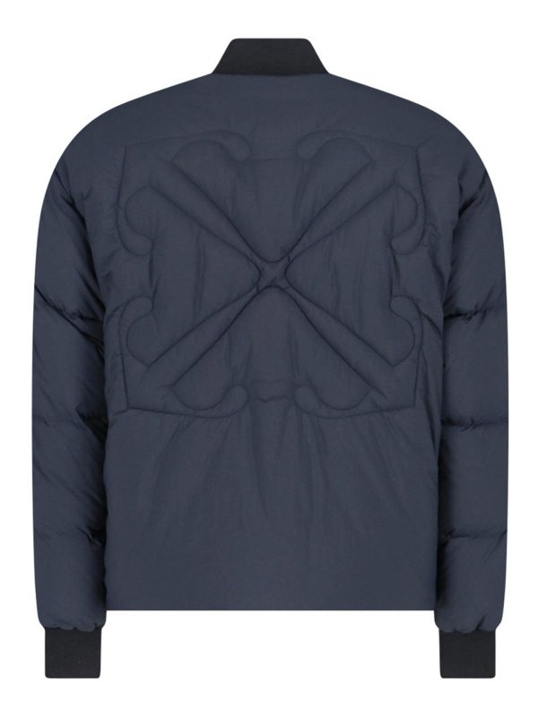 OFF-WHITE: Chaquetas y Chaquetones acolchados online - Chaqueta Alcochada - Negro