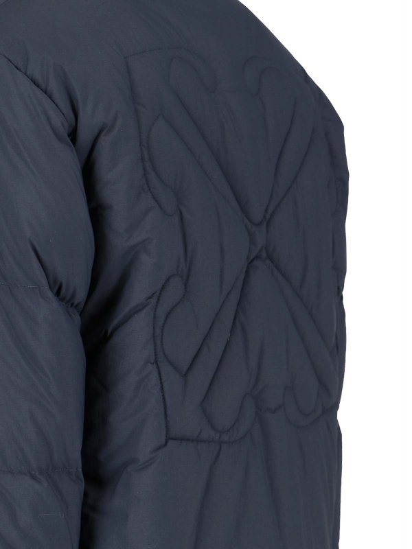 The Best Shops OFF-WHITE: Chaquetas y Chaquetones acolchados - Chaqueta Alcochada - Negro