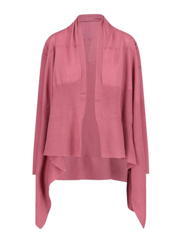 Rick Owens Asymmetric Virgin Wool Cardigan - Women