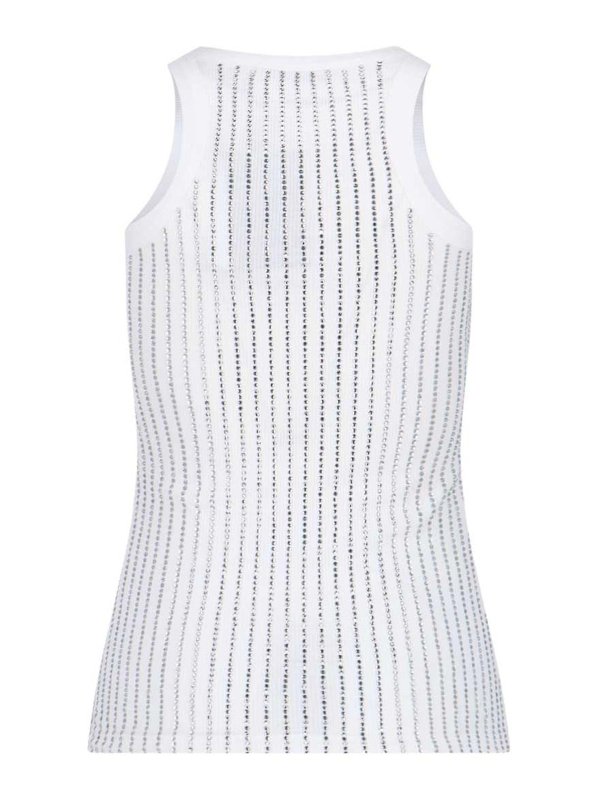 The Attico: Tops y camisetas sin mangas online - Top - Blanco