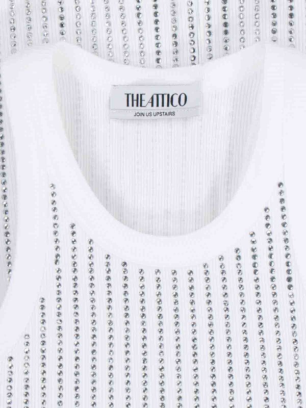The Best Shops The Attico: Tops y camisetas sin mangas - Top - Blanco