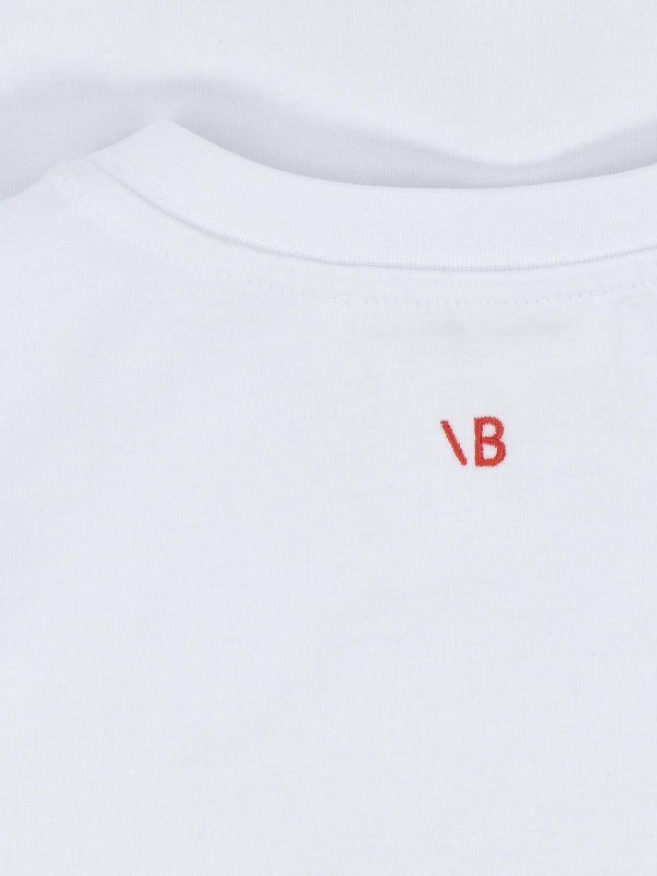 The Best Shops VICTORIA BECKHAM: T-shirts - T-Shirt - Weiß