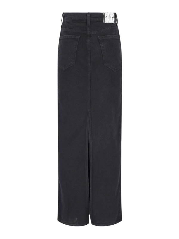 MOTHER: Long skirts online - Gonna Maxi In Denim