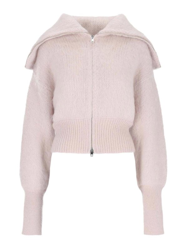 SA SU PHI: Strickpullover mit Rundhalsausschnitt - Rundhalspullover - Nude