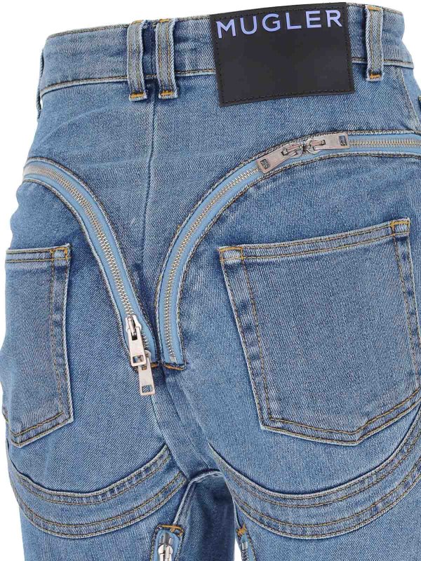MUGLER buy online ストレートジーンズ - ブルー