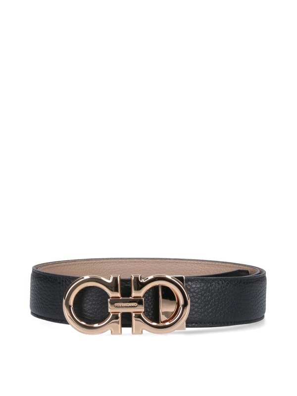 FERRAGAMO: belts - Reversible belt