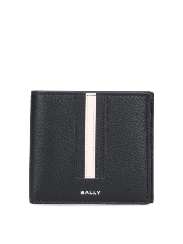 BALLY｜HALF-LENGTH WALLETS (MLW03CVT434-U901P) Bally Bi-Fold Logo wallet - Black - Men | MLW03CVT434U901P