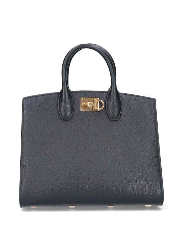 FERRAGAMO: Bolsos Shopping - Bolso Shopping - Negro
