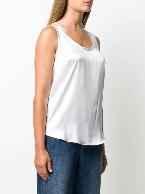 トップ/タンクトップ - 白 shop online: BRUNELLO CUCINELLI