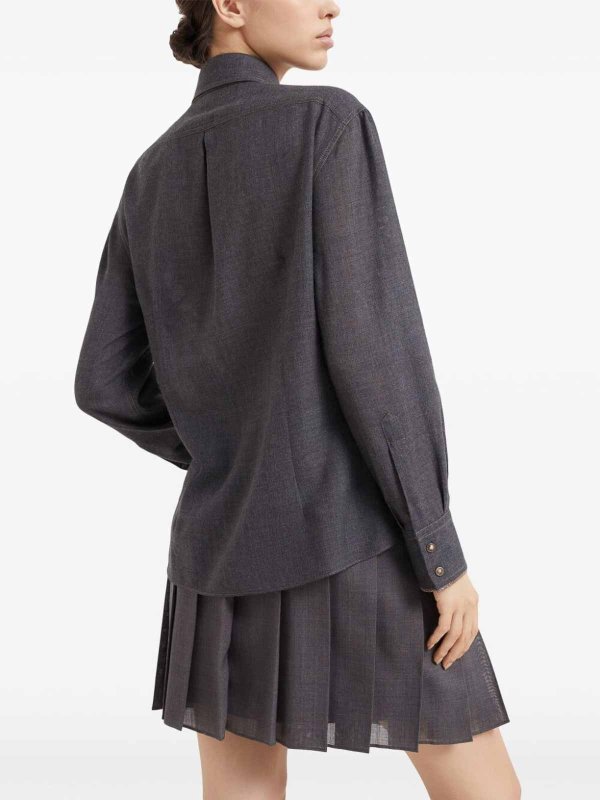 BRUNELLO CUCINELLI buy online Chemise - Gris Foncé
