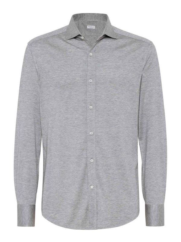 BRUNELLO CUCINELLI: shirts - Silk Shirt