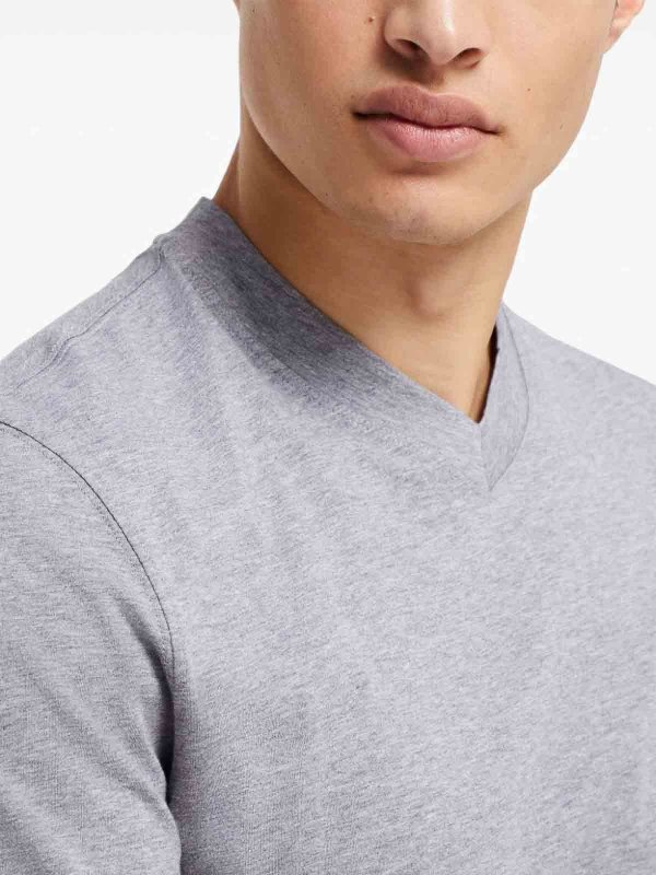 The Best Shops BRUNELLO CUCINELLI: T-shirts - T-Shirt - Grau