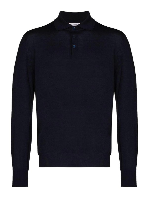 BRUNELLO CUCINELLI: Turtlenecks & Polo necks - Polo-Style Lightweight Sweater