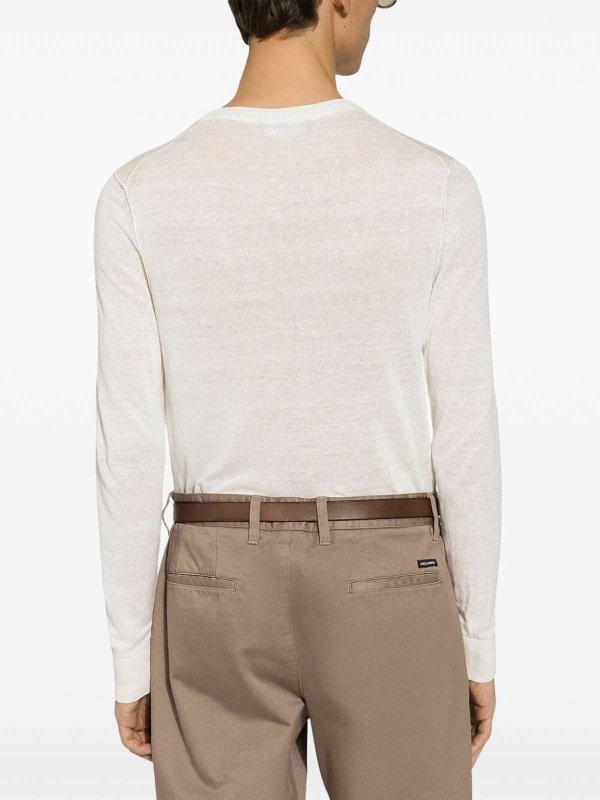 DOLCE & GABBANA buy online Pull Col Rond - Blanc