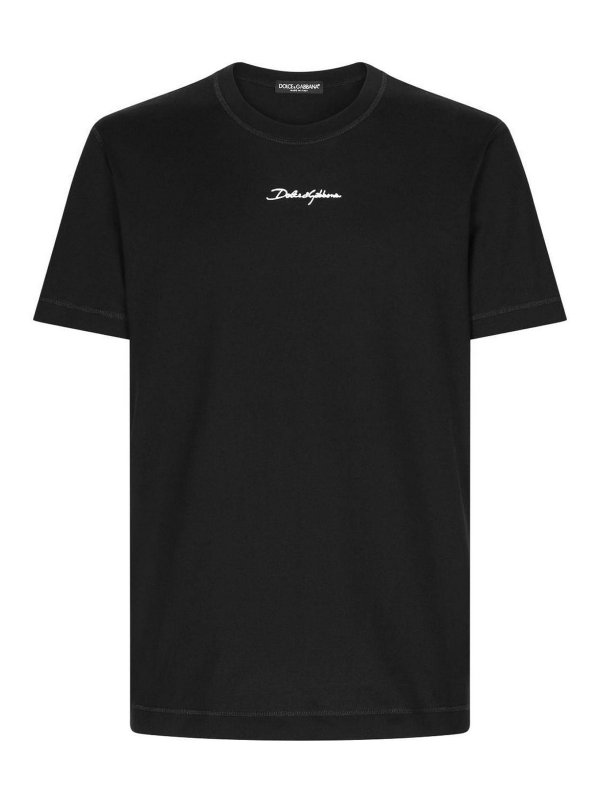 DOLCE & GABBANA: t-shirts - Short Sleeve Crew-Neck T-Shirt